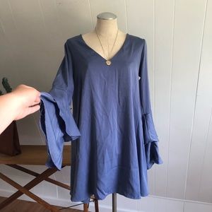 Lulus blue nwt dress size medium